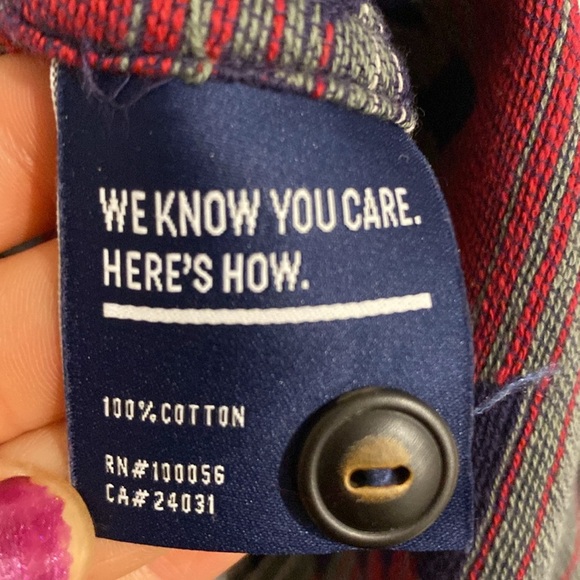 OOBE Mens Geometric Patterned Button-Up Shirt, Long Sleeve Cotton Shirt Size XL - Picture 6 of 10